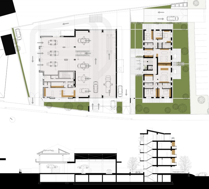 via Baioni_planimetria e sezione 2_CdCR